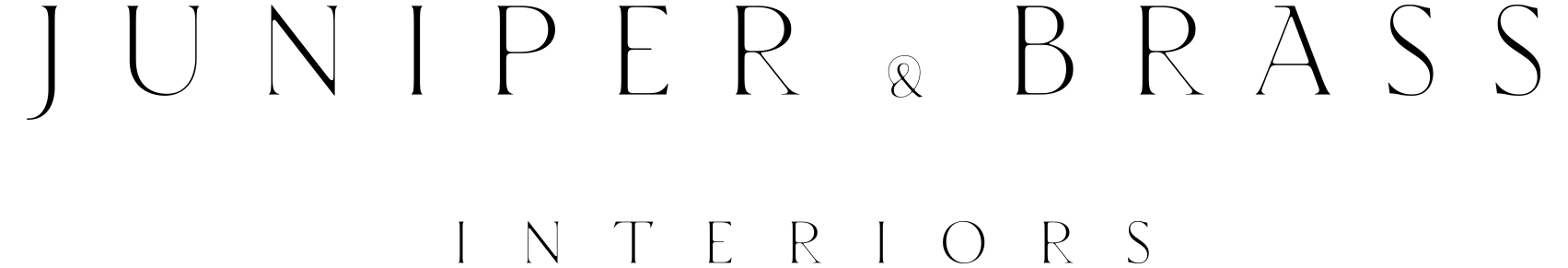 Juniper & Brass Interiors horizontal logo